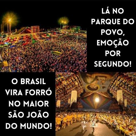 Apt 2 Km De Distancia Do Parque Do Povo Para O Maior Sao Joao Do Mundo كامبينا غراندي المظهر الخارجي الصورة